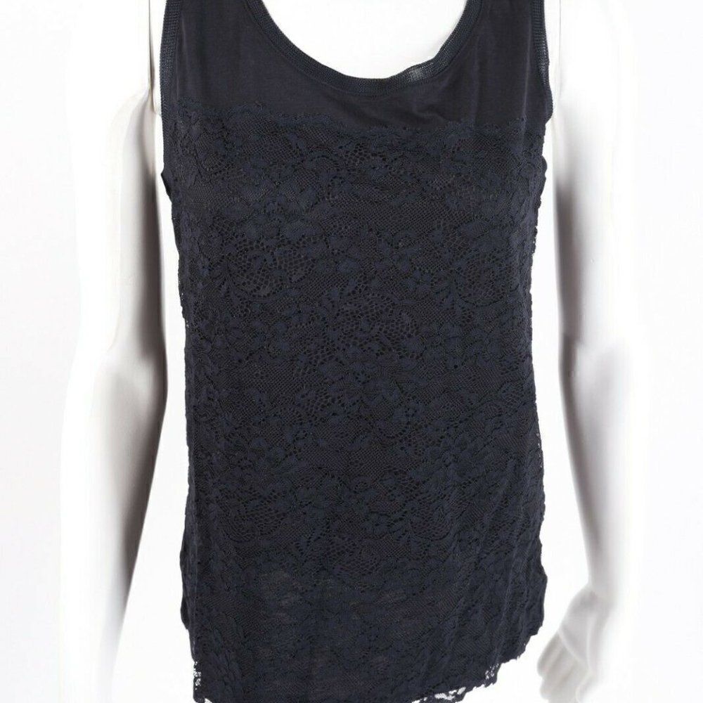 Massimo Dutti Womens Lace Blouse Shirt Small Tank